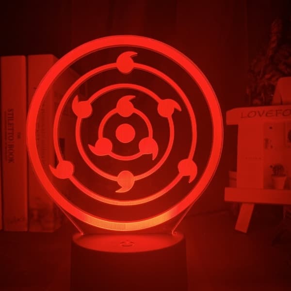 IC 3D-natlamper Naruto Team Uzumaki Naruto LED-natlampe