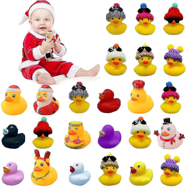 Gummianka Advent 2023, Advent 2023 Barn, Advent Anka Bad Till 03(24 ducks)