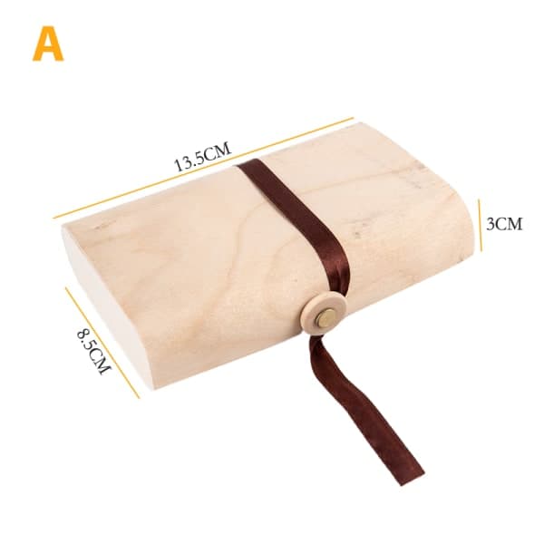 IC Flugor Trebokser Organizer Bokser Med Lokk Lokk Trebokser for B