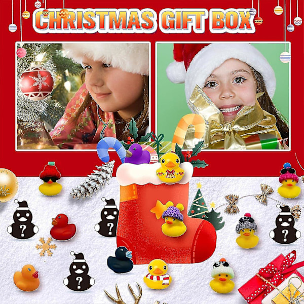 Gummianka Advent 2023, Advent 2023 Barn, Advent Anka Bad Till 09(24 ducks)