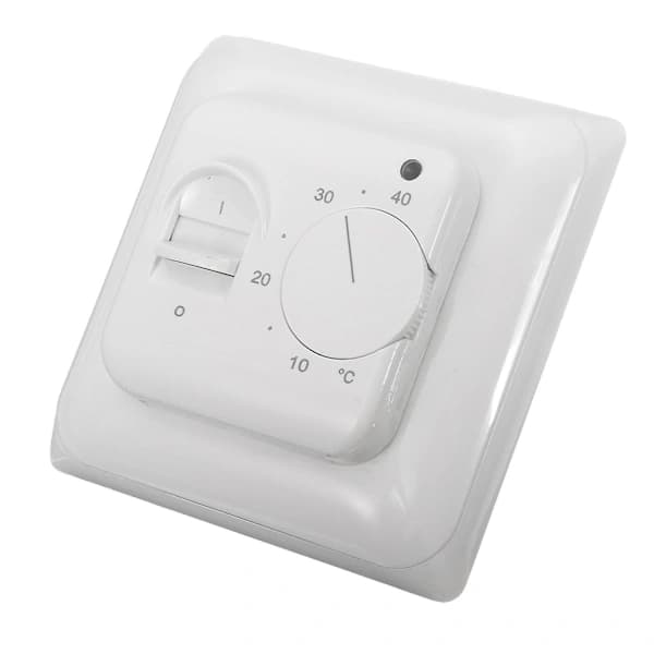 230V 16A Mekanisk Gulvvarmetermostat Temperaturreguleringskontakt med Gulvsensor