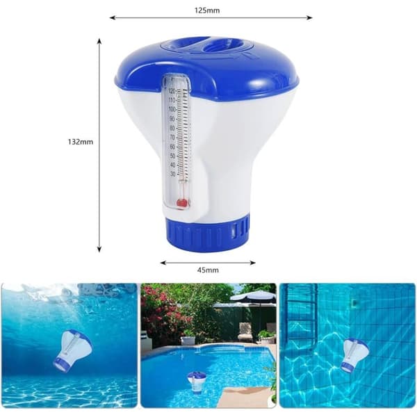5\" Flydende klor dispenser til swimmingpool, vandland, spa