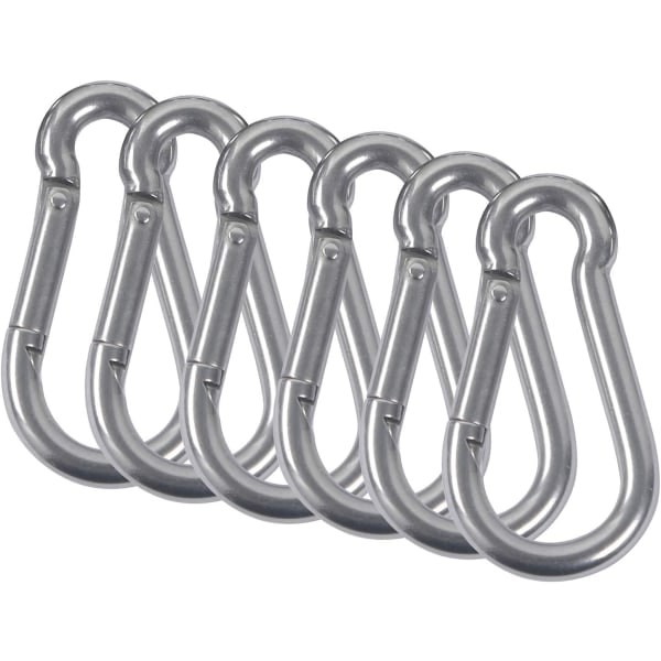 IC 6st M5 Karbinhakar Karbinhake Caribeaner Clip, Stor Aluminium D-Ring Form Carabeaner