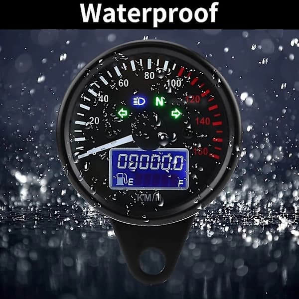 Motorcykel Speedometer, Universal Motorcykel Digital LCD Speedometer