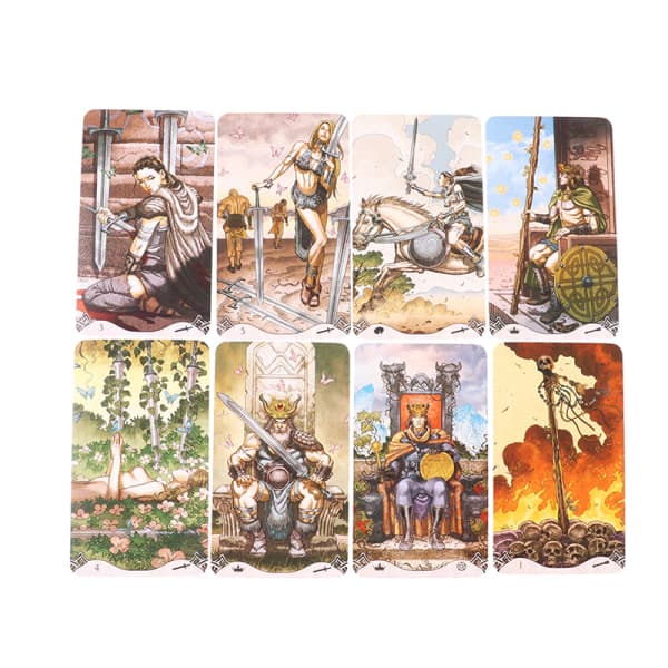 IC Fantasy Tarotkort Engelskt Bordsrollespill Spådomsprofet Multifarget Onesize