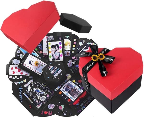 Love Surprise Present Box - Love Explosion Present Box - Explosion - Present Box - Photo Album - Present - Birthday