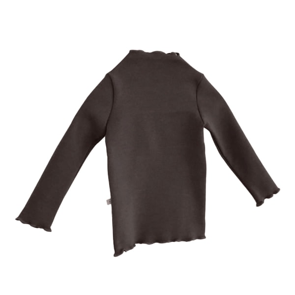 IC Långärmad t-skjorte med høy kraft for baby-baskappa mørkbrun