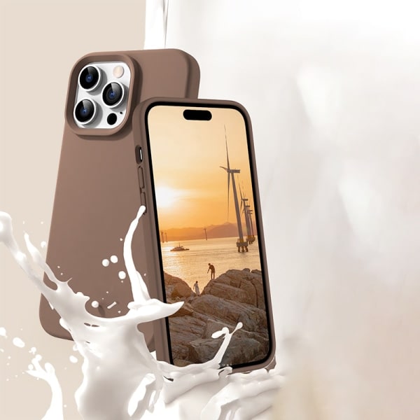 Flytande silikonskal iPhone-serien för iPhone 14 Plus