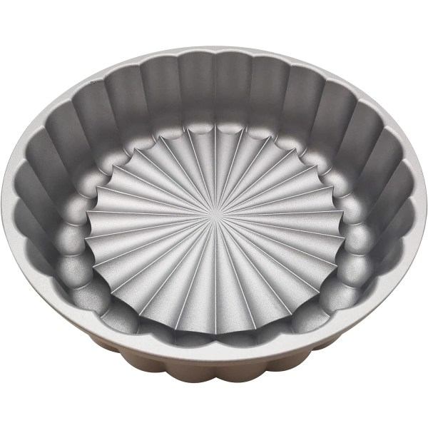 IC Form, 9 tommer tærtefad Aluminium Køkkenudstyr Dekoration Jul Bryllup Valentinsdag 3D tærtefad