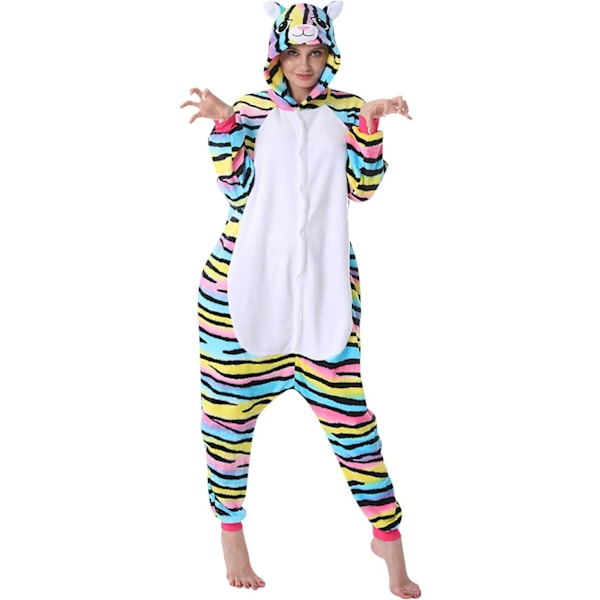 Damonesies, Herronesies för vuxna, Pyjamasonesies, Enhörning, Flanellpyjamas, Djuronesies, 3D-huvad pyjamas, Halloween, Juldräkter Cat S