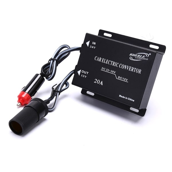 DC 24V till DC 12V Strömkonverterare Inverter T 20A