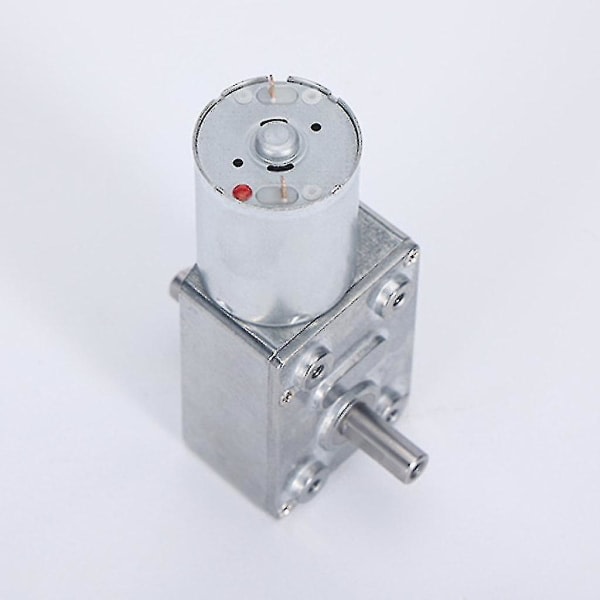 IC 12v vridmomentmotor mini metalli snäckväxelreduktionsmotor dubbelaxel jgy 370