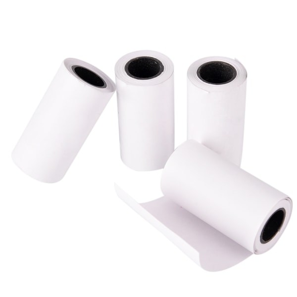 5 rullar termiskt kvittopapper 57x30MM för mobil POS 58MM