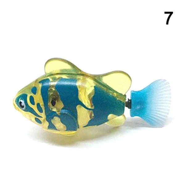 IC Rolig simning elektroninen fisk aktiivinen akkukäyttöinen Fishin Multicolor 7