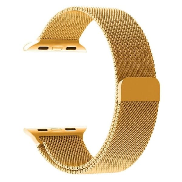 Apple Watch Ranneke 41/40/38 mm Milanese Loop Metalli - Valitse Väri Kulta