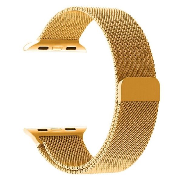 IC Apple Watch -ranneke 41/40/38 mm Milanese Loop Metalli - Valitse Väri Kulta