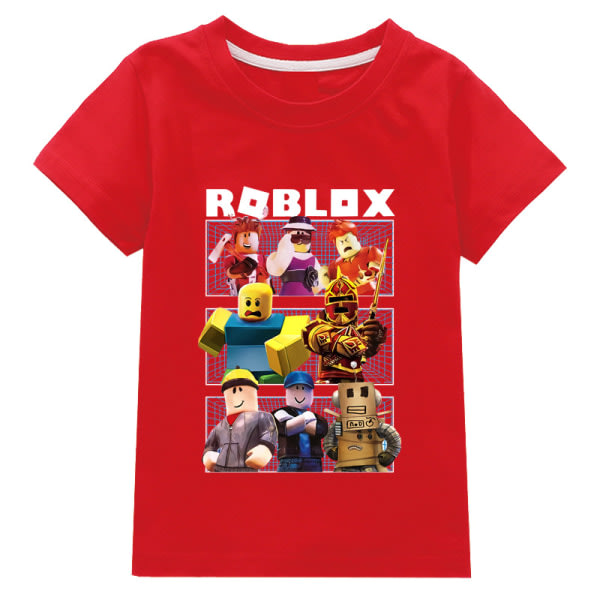 ROBLOX T-shirt Mode Barn T-shirt F4 rød 150cm