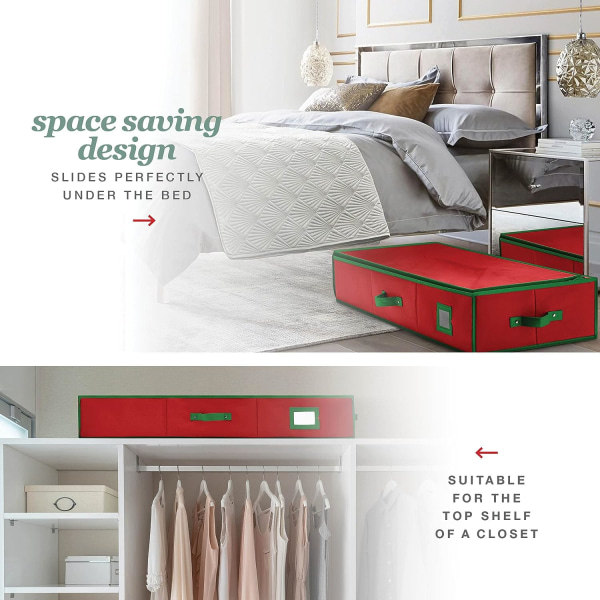 Premium Gavepapir Organizer, Julepapir Oppbevaringspose