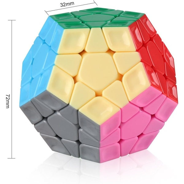 IC Cyclone Boys 3x3 Megaminx Stickerless Speed Cube Pentagonal