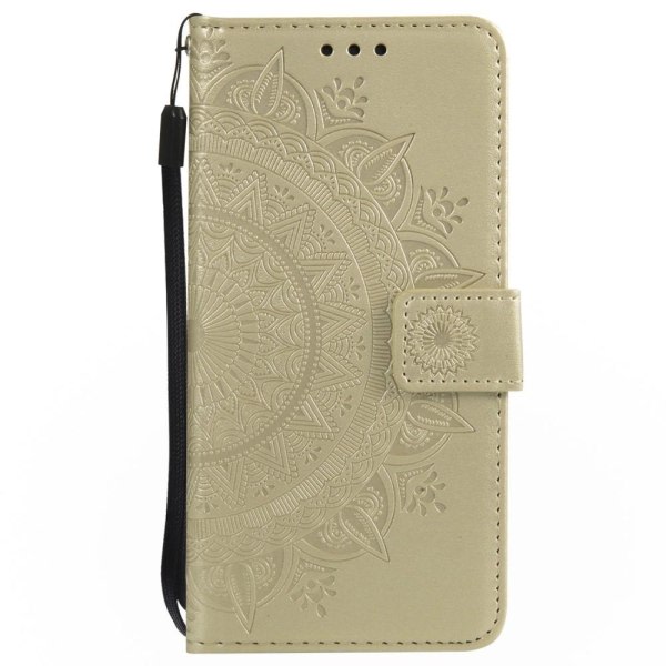 IC iPhone 7/8/SE (2020/2022) - Mandala Lompakko Kotelo - Kulta Kulta