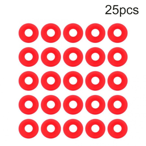 IC 25 röda Grolsch-brickor ja silikoni