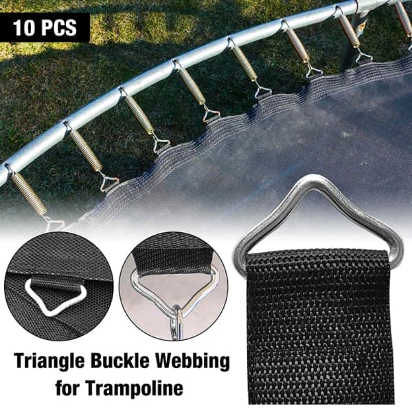 IC Triangelringar i rustfritt stål Spänne Trampolinmatta Delar Repl