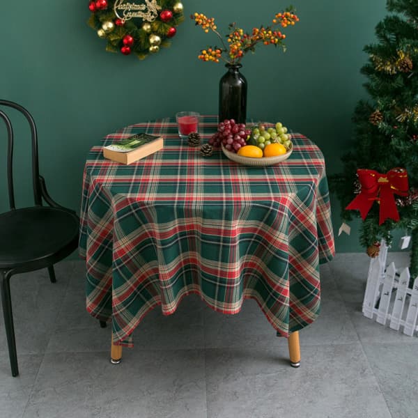 IC Høst duk firkantet julepledd duk rynke 60cm*60cm