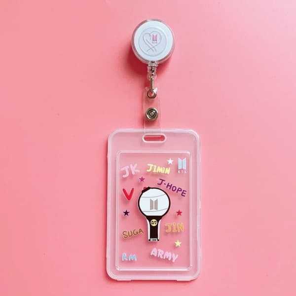 Indtrækkelig Kortholder ID Business Case BTS BLACKPINK IC