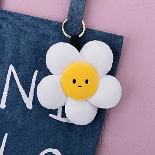 Plush Toy Keychain - Cute Sunflower - Cuddly Toy and Interesting