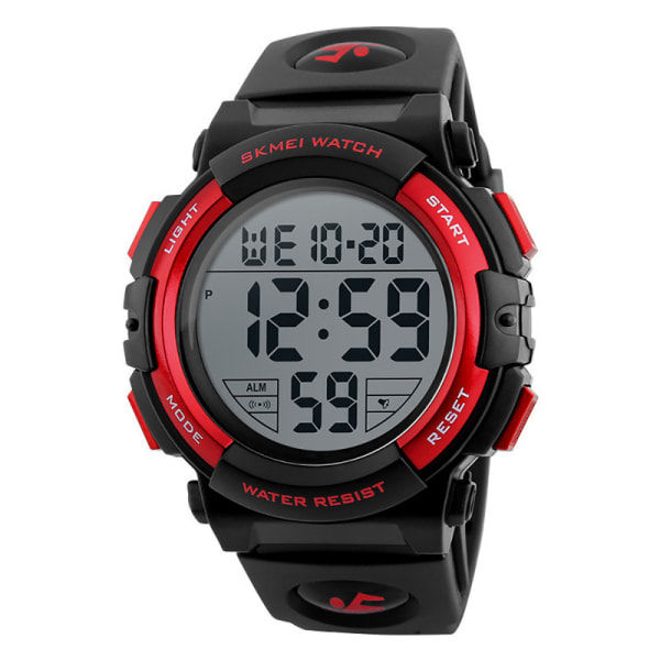 IC Stort armbandsur herrur analog digitalklocka 5 ATM vattentät