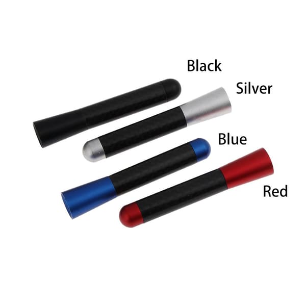 Bilantenn Kolfiber Kort Stubby SVART black