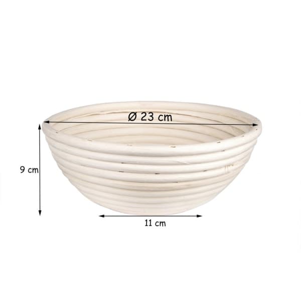 IC 23 cm pyöreä leivonnaiskori leivänleivontakori