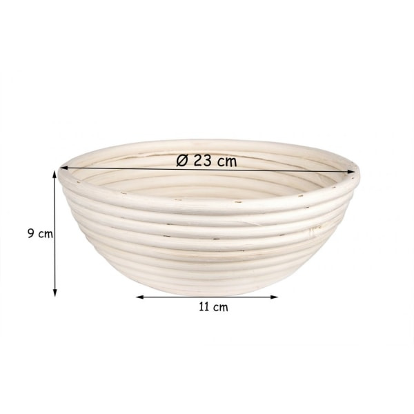 IC 23 cm rund hævekurv brødform