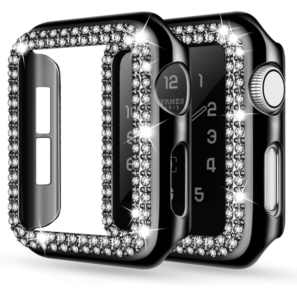 Kompatibel för Apple Watch Case 44mm Series 6/5/4 SE Bling Rhinestone IC