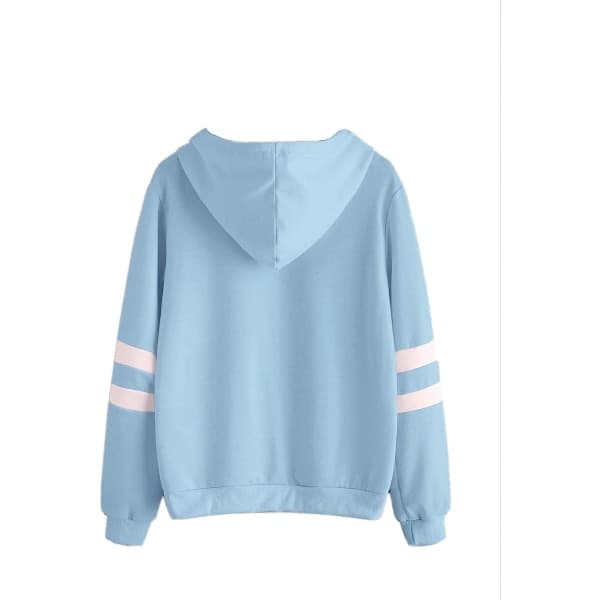 IC Dam Planet Print Varsity Randig Dragtröja
