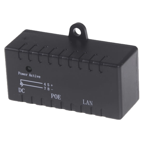 IC 2. passiivinen POE-injektori IP-kameralle VoIP-puhelinverkko AP d Black One Size