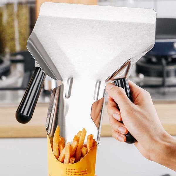 IC Popcorn-Skopa, Rustfritt Stål Mat Popcorn Chips Skopa Metall