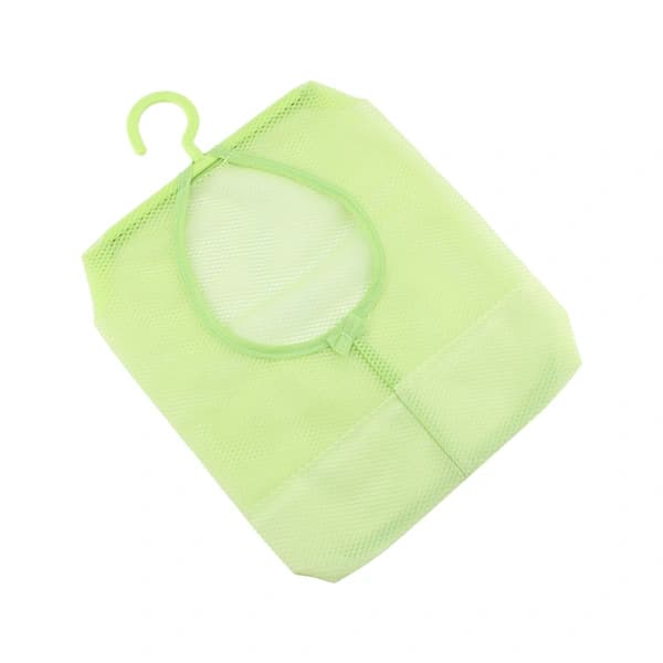 Storage Net with Clothespin Hanger for Kitchen and Bathroom Organization