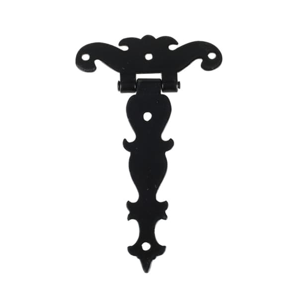 2 stk. 113*69 mm antik bronze/sort hængsel til skab Bronze
