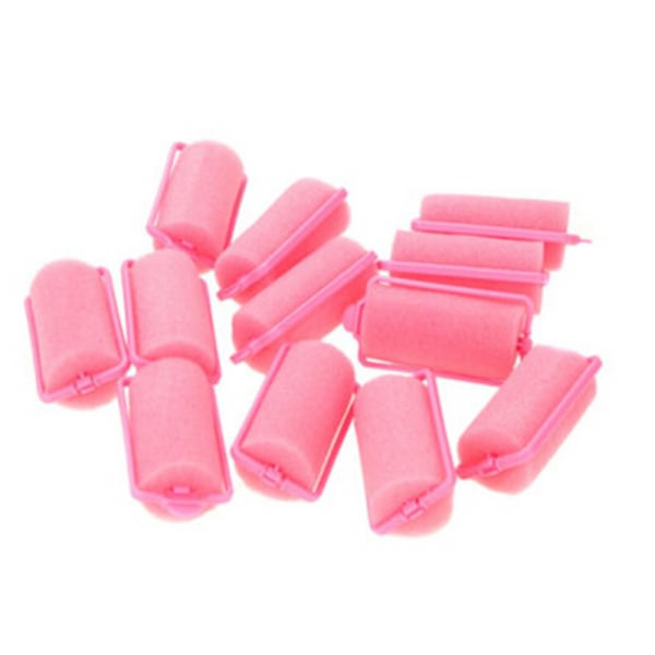 IC 12 stk/pose Magic Sponge Foam Cushion Hårstyling Ruller Krøller