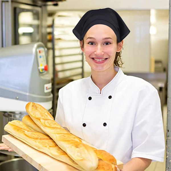Turban kokkehue trekantet sjal restaurant arbejdshat kvinder