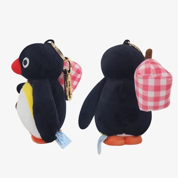 Pingu Traveler Plush Bag Charm Keychain Keyring Accessory Cute Penguin
