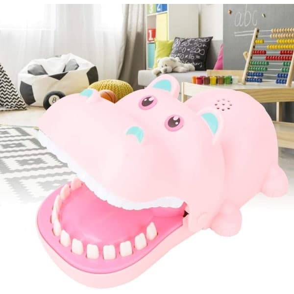 IC Hippo Teeth Toys Spill for Barn, Klassisk Biting Finger Tannlege