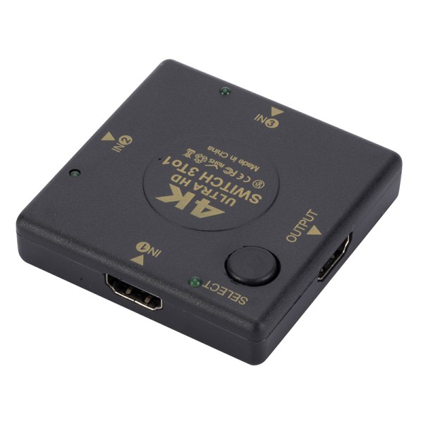 4K HDMI-växlare 3 In 1 Ut Kvm eller Extraktor