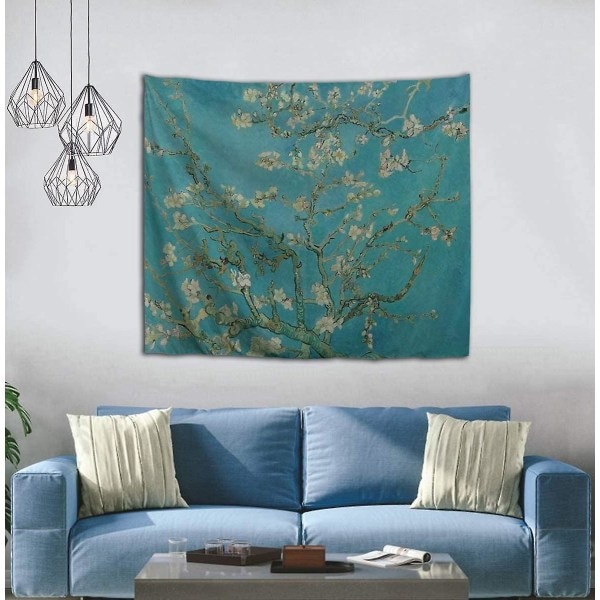 IC Gobeleng Van Gogh grener av et mandeltre i blomst Gobeleng Veggdekor Hjeminnredning for stue Soverom Bad Sovkjøkken