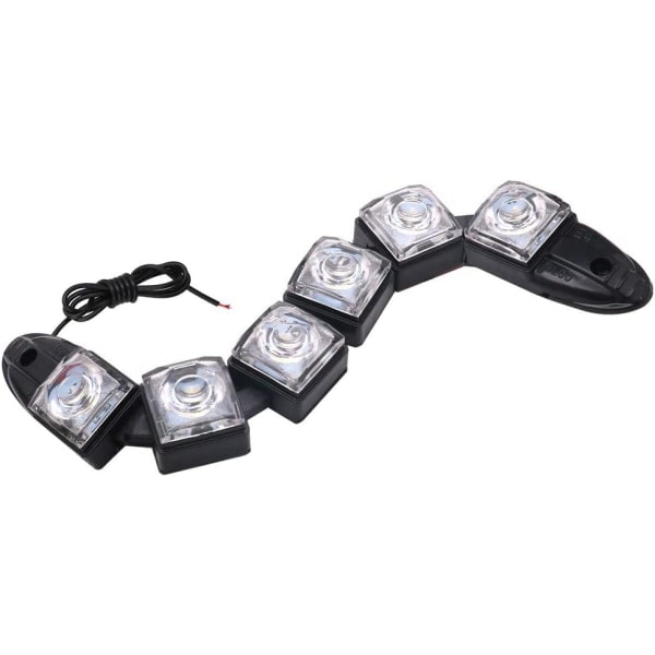 IC LED fleksibel 12V bil lastbil advarselslys tåge L