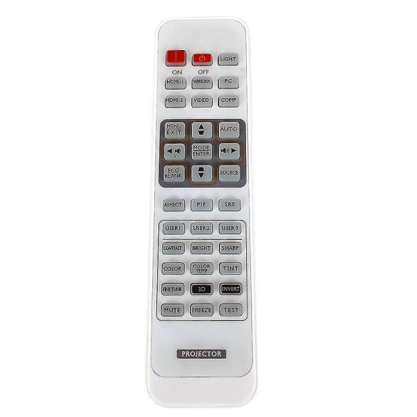 IC-erstatning for BenQ-projektorer Fjernkontroll HD227D TH750 W1070 W1080ST W750 W1500 W1300 W1400 TH1