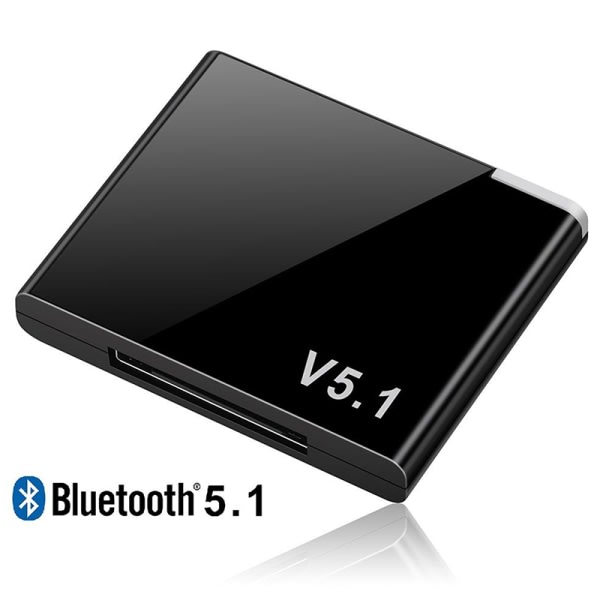 Bluetooth 5.1 Musikkmottaker Trådløs Stereo eller 30-pin Adapter