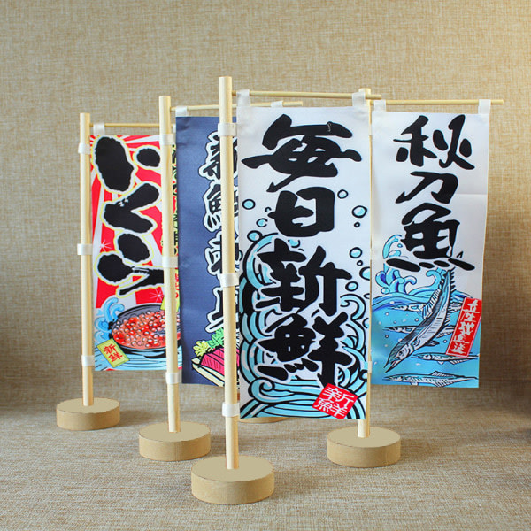 IC Mini lille flag hængende flag Sashimi Sushi Reasturant Shop Fla A13
