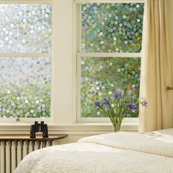 IC Kontor baderom baderom elektrostatisk glass klistremerke solbeskyttelse
